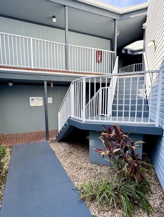 3621 Atrium Dr Unit U-4, Orlando, FL 32822 - view of patio featuring stairway