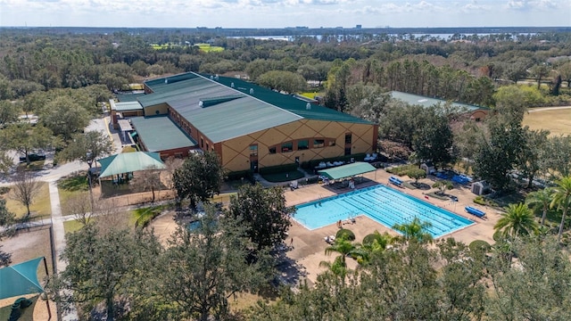 9141 Camden Gardens St, Orlando, FL 32827 - aerial view of a pool