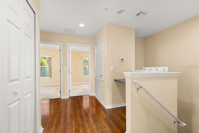 9141 Camden Gardens St, Orlando, FL 32827 - hall featuring wood finished floors and recessed lighting
