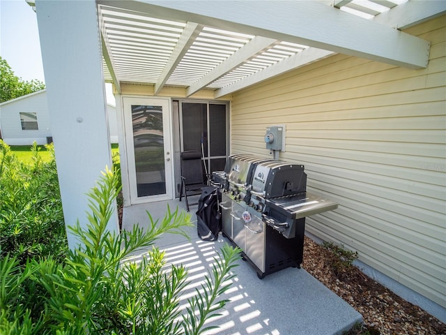 2167 Kerwood Loop, The Villages, FL 32162 - view of patio / terrace with a pergola