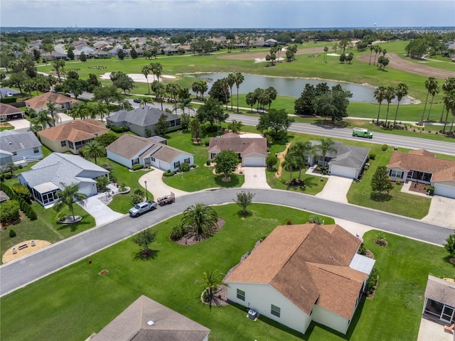 2167 Kerwood Loop, The Villages, FL 32162 - aerial perspective of suburban area with a large body of water and a local golf course