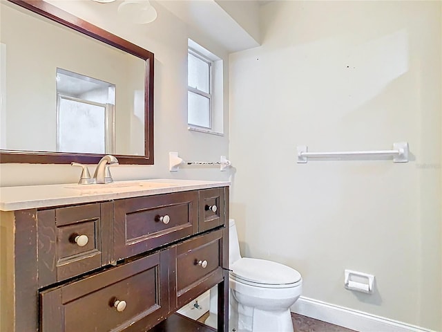 148 Tarrytown Trl, Longwood, FL 32750 - bathroom featuring toilet, vanity, and baseboards