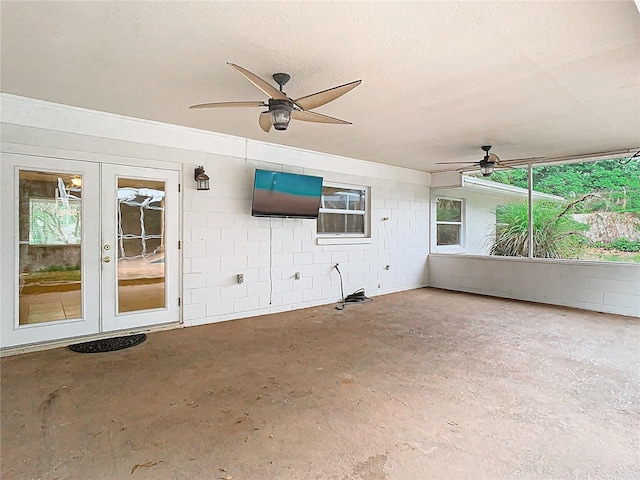 148 Tarrytown Trl, Longwood, FL 32750 - unfurnished sunroom with french doors