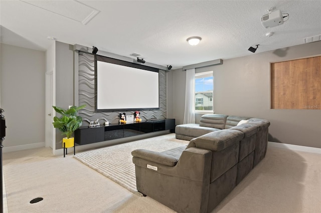 9845 Emerald Berry Dr, Winter Garden, FL 34787 - home theater room with carpet flooring and baseboards