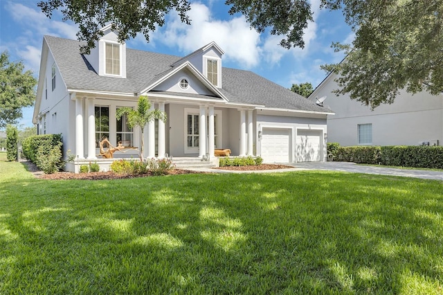 8430 Woburn Ct, Windermere, FL 34786 - view of front of house featuring an attached garage, a front yard, concrete driveway, and a shingled roof