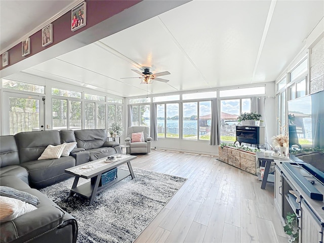3788 N Econlockhatchee Trl, Orlando, FL 32817 - sunroom / solarium with wood finished floors and a wooden deck