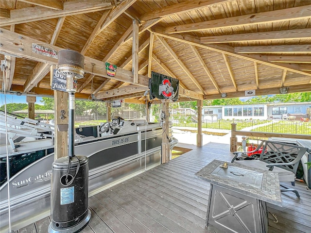 3788 N Econlockhatchee Trl, Orlando, FL 32817 - dock area with fence