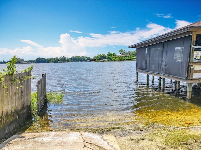3788 N Econlockhatchee Trl, Orlando, FL 32817 - dock with a water view and fence
