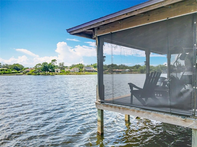3788 N Econlockhatchee Trl, Orlando, FL 32817 - dock area featuring a water view