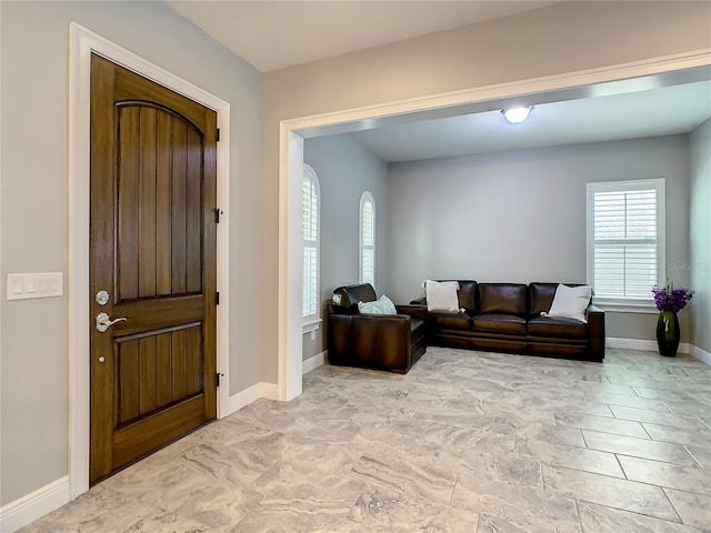 8491 Pippen Dr, Orlando, FL 32836 - foyer entrance with baseboards