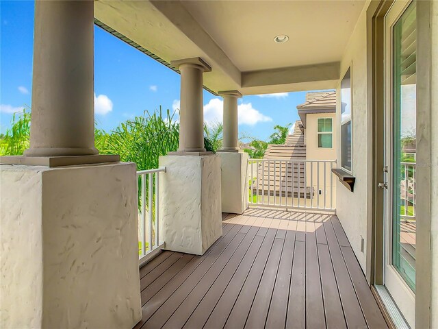 8491 Pippen Dr, Orlando, FL 32836 - view of wooden terrace