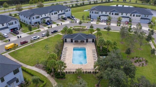11258 Whistling Pine Way, Orlando, FL 32832 - aerial view of residential area featuring a pool