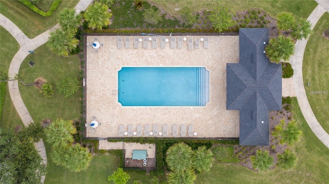 11258 Whistling Pine Way, Orlando, FL 32832 - aerial view of property and surrounding area featuring a pool