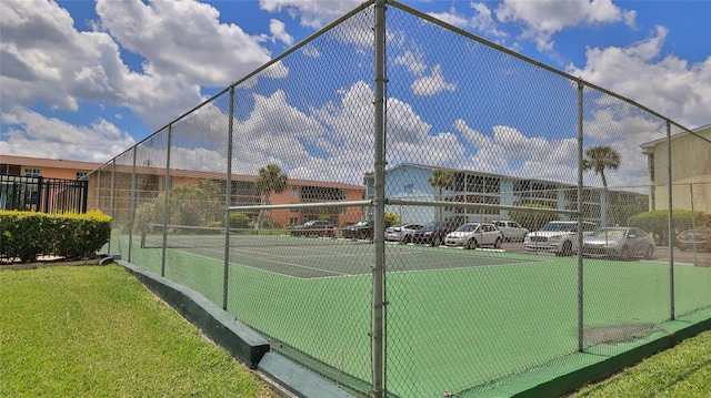 717 S Beach St Unit 205C, Daytona Beach, FL 32114 - view of tennis court with fence