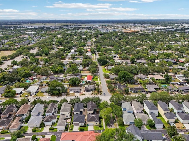 aerial perspective of suburban area