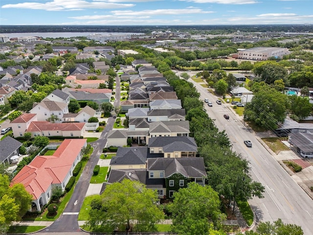 aerial perspective of suburban area