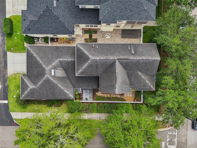 view from above of property