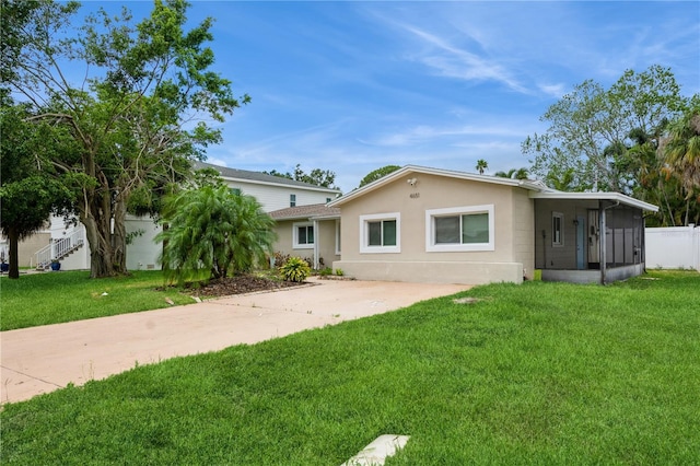 4651 Helena St NE, Saint Petersburg, FL 33703 - view of front of house featuring stucco siding