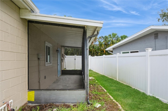 4651 Helena St NE, Saint Petersburg, FL 33703 - view of yard with fence