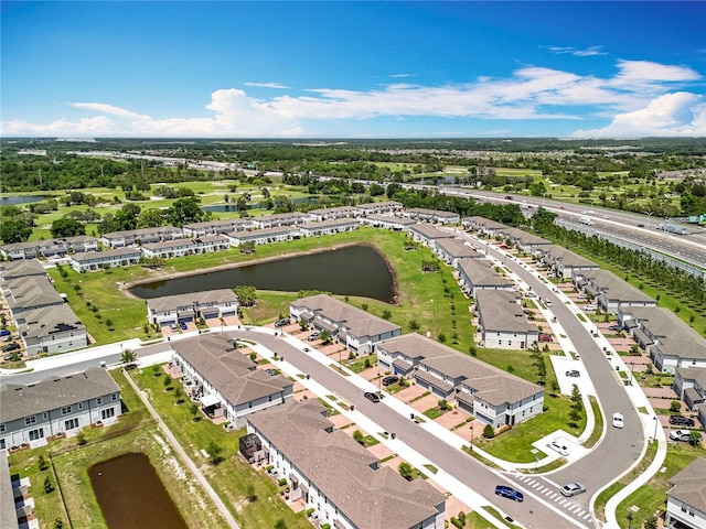 1045 Desert Candle Dr, Ocoee, FL 34761 - aerial perspective of suburban area with a nearby body of water