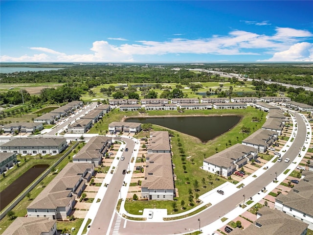 1045 Desert Candle Dr, Ocoee, FL 34761 - aerial view of residential area with a large body of water