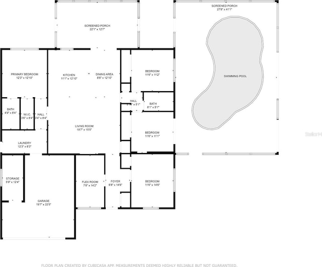 2302 16th St W, Palmetto, FL 34221 - view of room layout