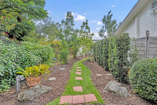 view of yard