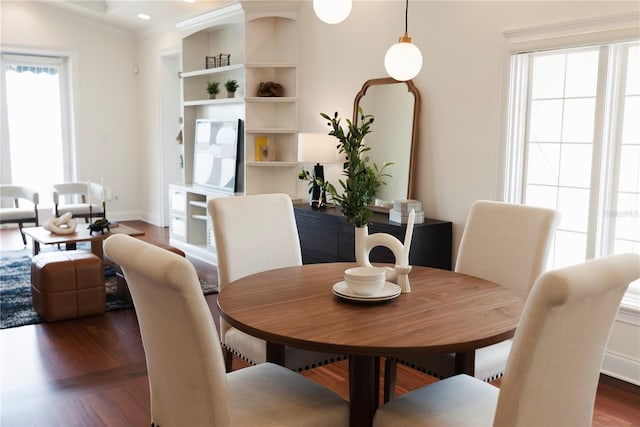1010 Terrace Blvd, Orlando, FL 32803 - dining room featuring wood finished floors and recessed lighting
