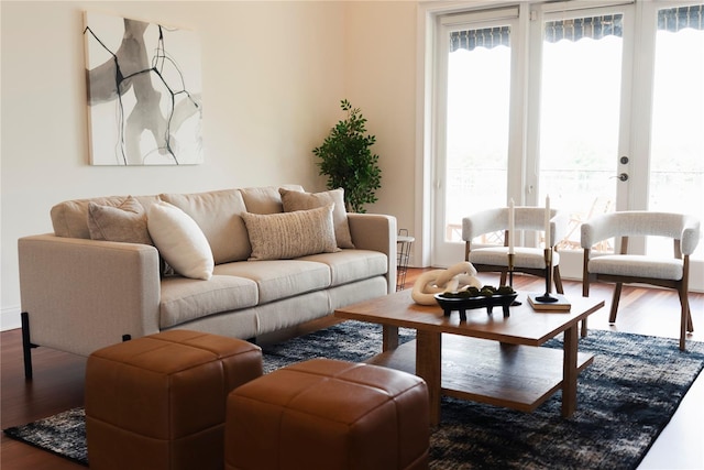 1010 Terrace Blvd, Orlando, FL 32803 - living area with healthy amount of natural light and dark wood-style floors