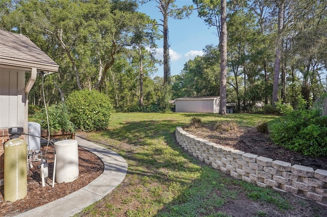 921 Torchwood Dr, Deland, FL 32724 - view of grassy yard featuring an outbuilding