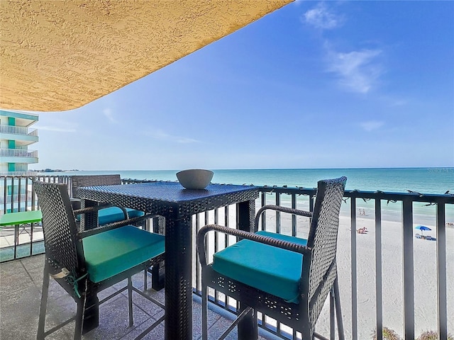 14146 Gulf Blvd Unit 3A, Madeira Beach, FL 33708 - balcony with a water view