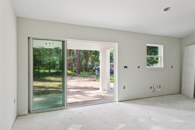 view of doorway to outside