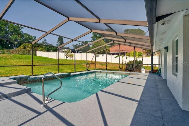 10545 Parkway Dr, Clermont, FL 34711 - view of swimming pool with a patio and a lanai