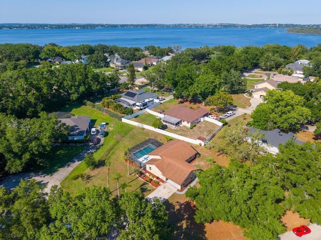 10545 Parkway Dr, Clermont, FL 34711 - aerial perspective of suburban area with a large body of water