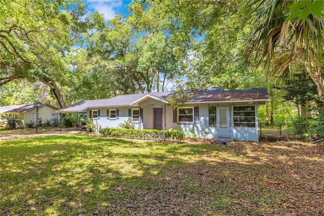 12046 SE 135th Ave, Ocklawaha, FL 32179 - view of ranch-style house