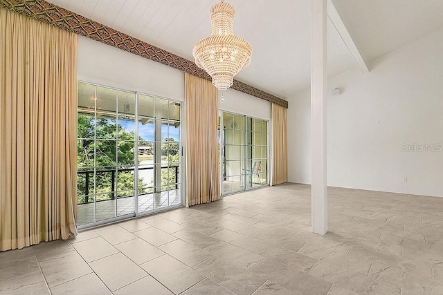 200 Maitland Ave Unit 122, Altamonte Springs, FL 32701 - empty room with a chandelier