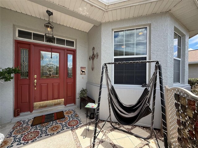 10075 SW 91st Pl, Ocala, FL 34481 - entrance to property with stucco siding