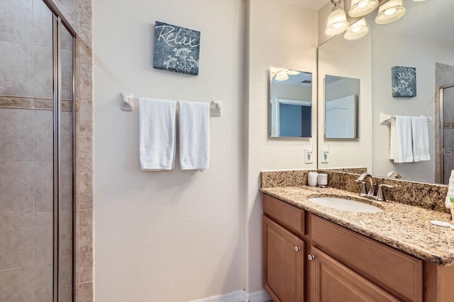 3055 Beach Palm Ave, Kissimmee, FL 34747 - bathroom featuring a shower stall and vanity