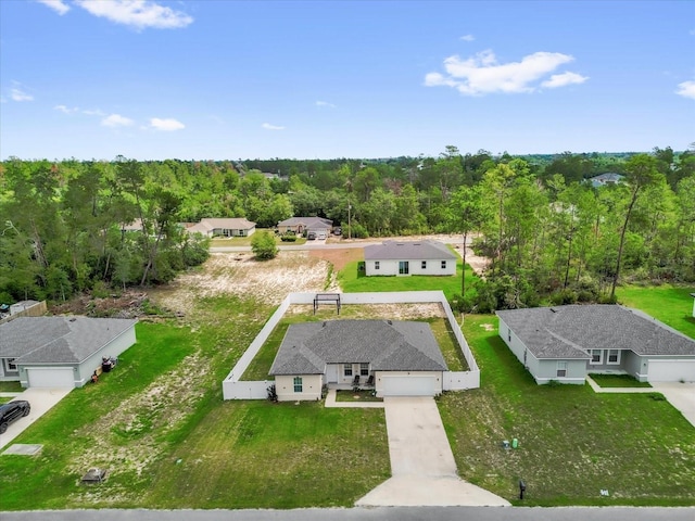 606 Marion Oaks Blvd, Ocala, FL 34473 - aerial view of property and surrounding area featuring a heavily wooded area