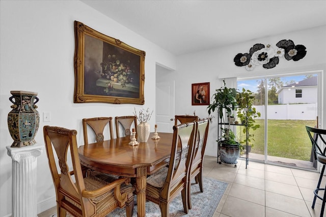 606 Marion Oaks Blvd, Ocala, FL 34473 - dining area with light tile patterned flooring