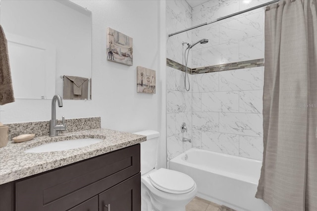 606 Marion Oaks Blvd, Ocala, FL 34473 - full bath featuring vanity, shower / bath combo, and toilet