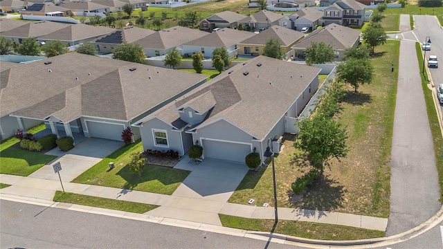 aerial view of residential area