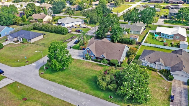 aerial perspective of suburban area