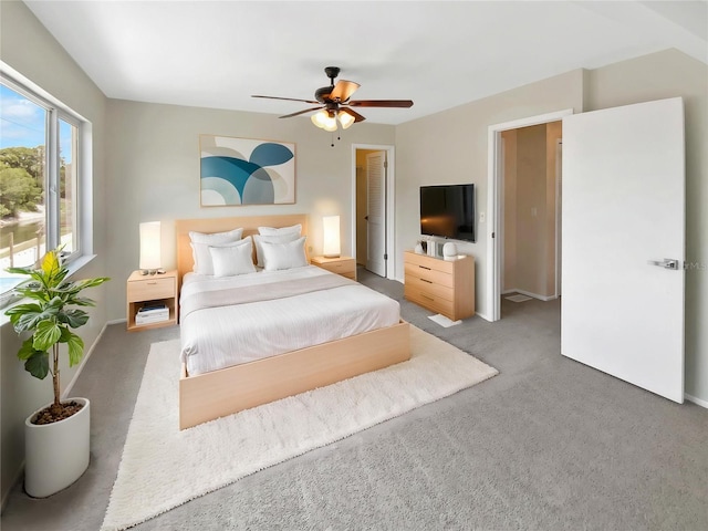 721 Rock Creek Loop, Longwood, FL 32750 - carpeted bedroom featuring baseboards and ceiling fan
