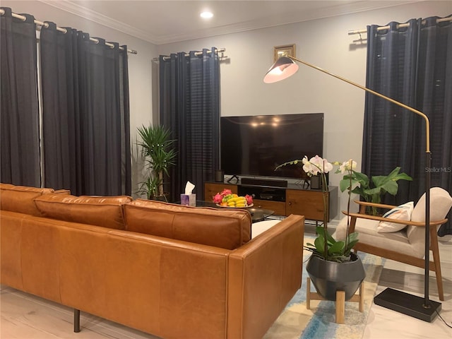 15708 Orange Harvest Loop, Winter Garden, FL 34787 - living area featuring crown molding and recessed lighting