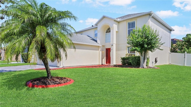 11257 Dacre Ln, Orlando, FL 32824 - traditional-style home with stucco siding, driveway, and an attached garage