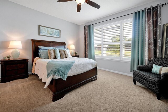 634 Via Corso Ct, Kissimmee, FL 34759 - bedroom with carpet floors and a ceiling fan