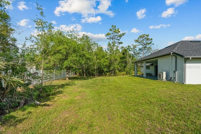 19073 Sabal St, Orlando, FL 32833 - view of grassy yard with ac unit