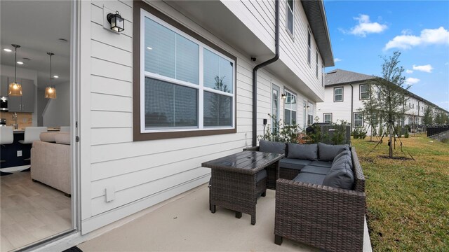 733 Longboat Dr, Davenport, FL 33896 - view of patio with an outdoor living space