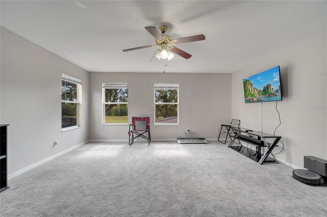 325 Aldridge Ln, Davenport, FL 33897 - unfurnished room with carpet flooring, a ceiling fan, and baseboards